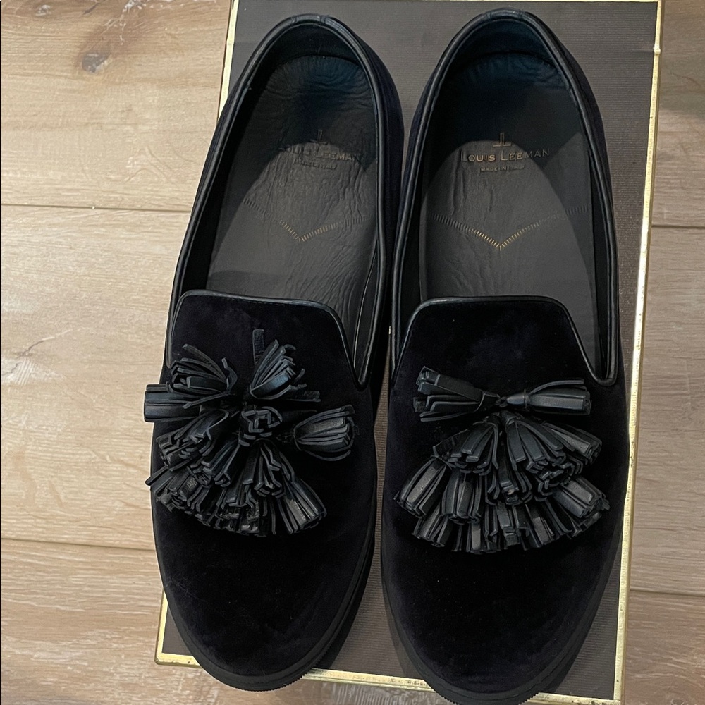 Black Tassel Loafers